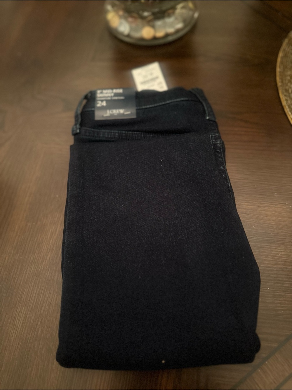 Brand New Waist Size 24  Women’s J. Crew Men's Dark Navy Slim Jeans